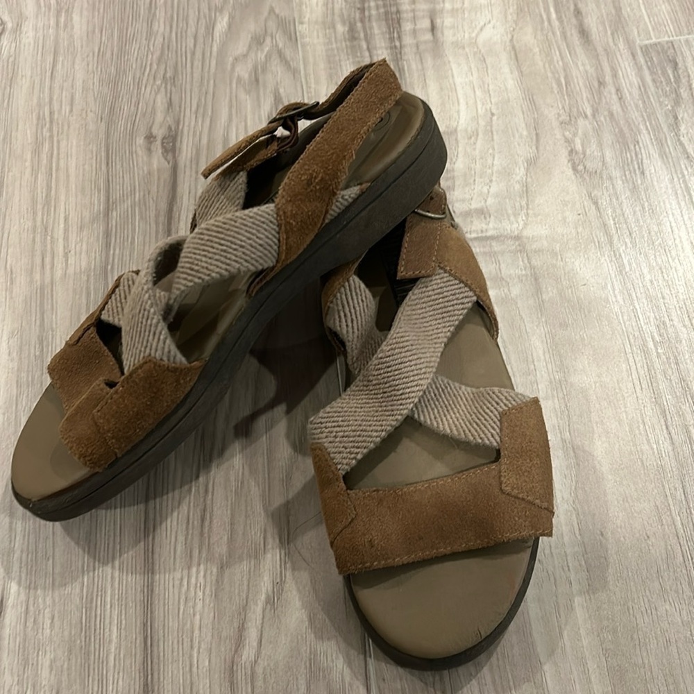 The Leather Collection sandals size 8